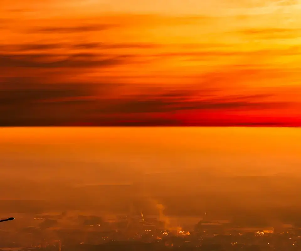 Panorama Koszalina z powietrza